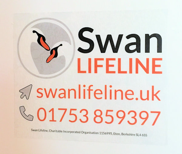 Swan Lifeline Sticker from FastLabels